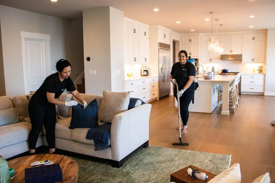 Cleaning and maintenance worker