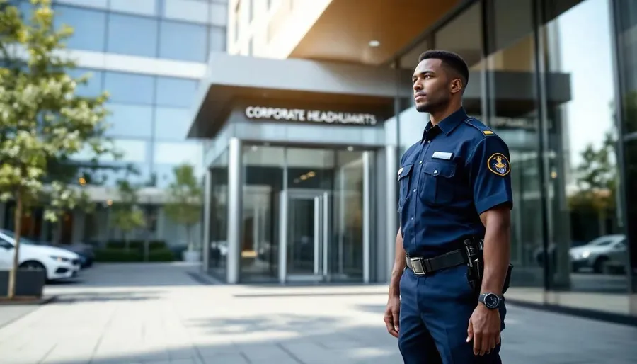 Security officer on duty